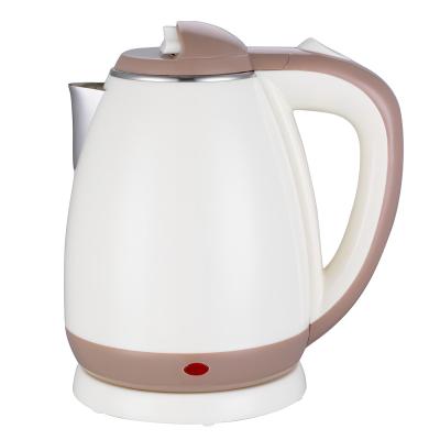 China WITH VISIONABLE WINDOW factory OEM 1.8L large capacity stainless steel double layer antiscalding electric kettle for sale