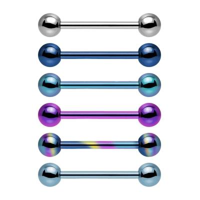 China FASHIONABLE G23 Titanium Tongue Studs Piercing for sale