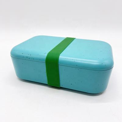 China Heatable GRS Certificated Eco Friendly Bento Box RPET Lunch Box LOGO Can Be Customized Food Storage Box Material Reuse for sale