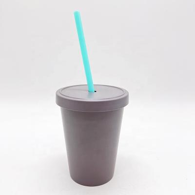 China Viable GRS Certificated Eco Friendly RPET Fruit Mug With Straw LOGO Can Be Customized Large Capacity Cup Coffee Mug for sale