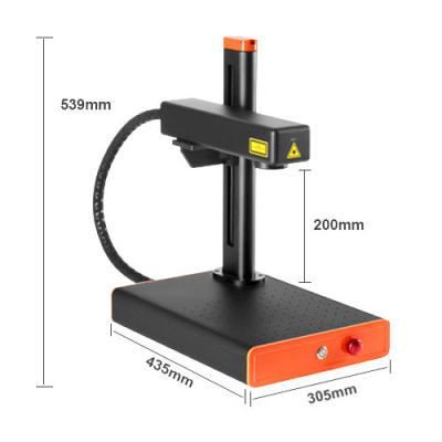 China New Arrival EM-Smart Single Model Fiber Laser 20W Laser Marking Machine Air Cooled for sale