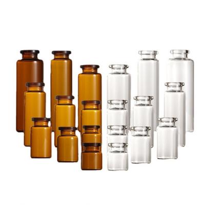 China Custom Tubular Pharmaceutical Medicine Bottles Glass Vial 2ml 3ml 5ml 6ml 10ml 20ml 30ml Amber Clear Ampoule Liquid Penicillin for sale