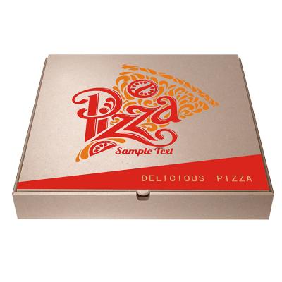 China Customizable logo sugarcane corrugated 6 pizza box biodegradable 7 8 9 10 12 inch food grade paper box eco pizza box for sale