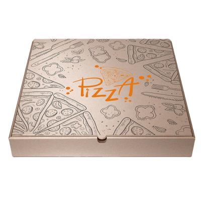 China Biodegradable pizza box cardboard pizza box triangular packaging design your own pizza box for sale