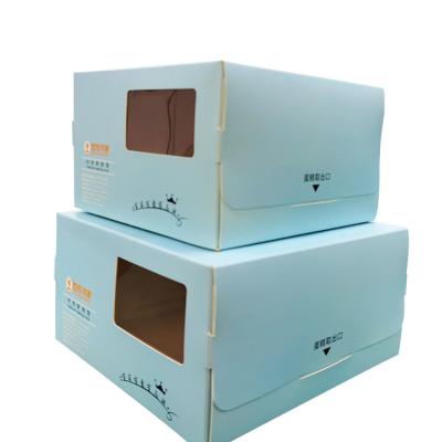 China Food Use Biodegradable Custom Wholesale Bakery Private Label Paper Packaging Cake Boxes For Cakes With Food Grade Paper Box for sale