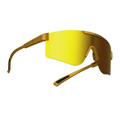 China Polarized Cycling Sunglasses/Sports Sunglasses 5 Glasses Mountain Bike Sunglasses Manufacturer Fashion Gold Cycling Sunglasses Cycling Glasses Sports Eyewear Men Women for sale