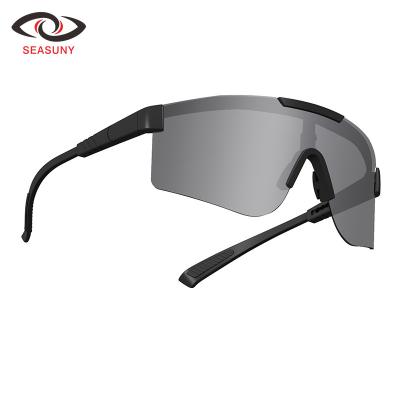 China Polarized Cycling Sunglasses / Sports Sunglasses Polarized Cycling Glasses Cycling HD Full Screen Outdoor Eyewear Sunglasses Cycling Cycling Glasses Outdoor Sport Cycling Glasses for sale