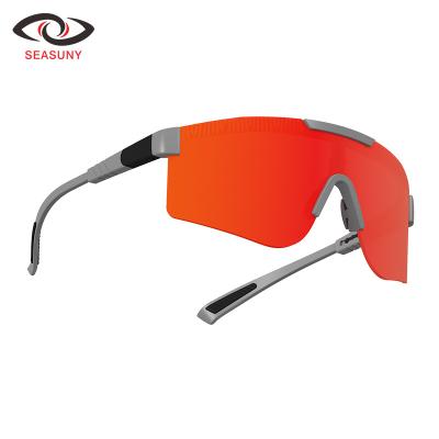 China Anti-UV400 Polarized Eyewear TR90 Frame Cycling Outdoor Sports UV400 Sun Glasses Cycling Glasses MTB Bike Sunglasses for sale