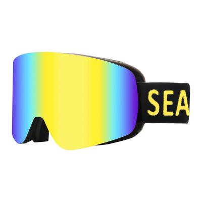 China Wholesale anti fog/windproof/uv protetion/new magnetic lens polarized customized high quality snow goggles manufacturer ski goggles for adult anti fog windproof for sale