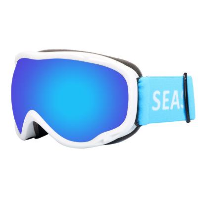 China Wholesale Custom Anti-fog/Wind-proof/Anti-scratch Glasses Factory New Ski Goggles Set Anti Fog Spherical Glass Custom Adult Sports Snowboarding Snow Goggles for sale