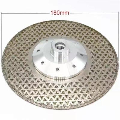 China New Style 7 Inch 180mm Granite Rock Plate Disc Grinder Diamond Cutter Diamond Cutter Head Wheel Gypsophila Welded Grinding Wheel for sale