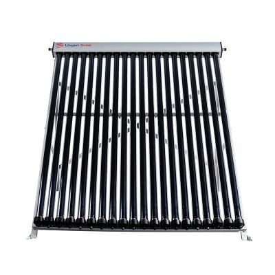 China Project LINYAN industrial competitive price evacuated heat pipe high pressurized tiny vacuum tube solar collector for swimming pool hotel water heating for sale