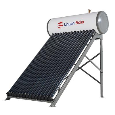 China Wholesale Custom 150l Heat Pipe Solar Hot Heater Company Water Thermosyphon Hotel LINYAN Thermosyphon Water Heater Winter Solar Pressurized Heater for sale