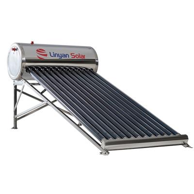 China Hotel Market LINYAN Mexico Solar Geyser South Africa Non Lobby Hot And Cold Water Solar Heater Water Heat Pipe Solar Heaters for sale