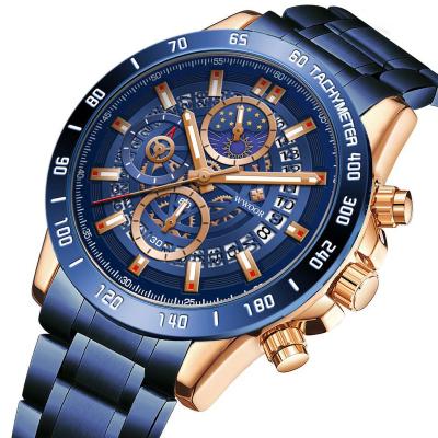 China Automatic Customizable Creative Design Mechanical Style Watch Luminous Date Quartz Watches For Men for sale