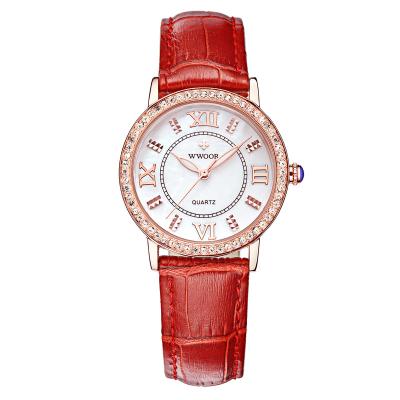 China Water Resistant 2021 Fashion Classic Casual Ladies Watch PU Leather Strap Quartz Ladies Watch Waterproof Sports Watch for sale