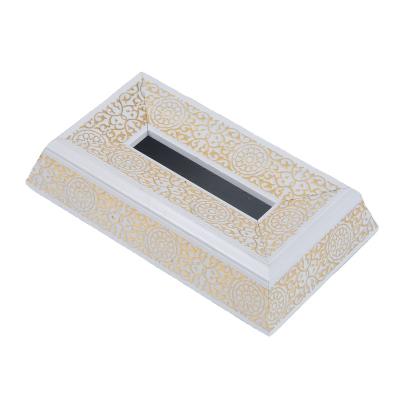 China TB-05 Contemporary Custom Home Rectangular Tissue Sizes Pattern Tissue Paper Towel Box Case Household Desktop Rack Tissue Box for sale