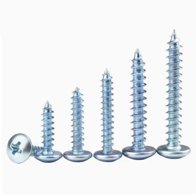 China Stainless Truss/Carbon Steel Phillips Truss Head Tapping Screw M3 M3.5 M4 M5 M6 Self Tapping Screw (Cross Recessed Mushroom Head) for sale