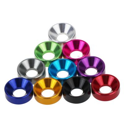 China OEM CNC Countersunk M2 M2.5 M3 M4 M5 M6 M8 Flat Countersunk Head Bolt Joints Custom Aluminum Colored Anodized Gasket for sale