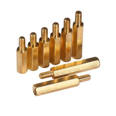 China M2 M2.5 M3 M4 M5 Hex M2 M2.5 M3 M4 M5 Flat Brass Male Female Hex Standoff Panel Bracket Stud Pillar PCB Column Motherboard Standoff Bolt Screw for sale