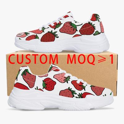 China CUSHIONING Dropshipping Custom 3D Print Printing Custom LOGO OEM Shoes Customize Pattern Fashion Sneakers Casual Sports Running Shoes for sale