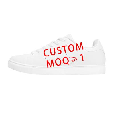 China Fashion Trend Customize OEM LOGO Men's Casual Shoes Women Custom Shoes Fashion Sneakers 3D Pattern Printing Service Walking Style Shoes for sale