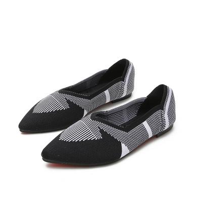 China Ladies Casual Dress Shoes Flat Breathable Lightweight Slip On Flat Dress Loafers Women's Flats for sale