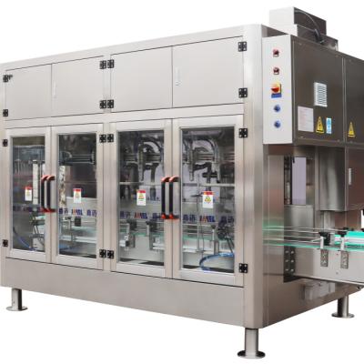 China Factory Price Hot Sale Fully Automatic Beverage Maid Filling Machine For Medium Barrel Flowing And Weighing for sale