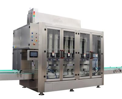 China Hot Sale High Speed ​​Oil Filling Machine Good Performance Beverage Full Automatic Top Weighing Filling Machine With Good Quality for sale