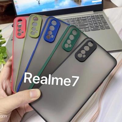 China New Fashion Shockproof Matte Mixed Color Mobile Phone Case Translucent Cover For OPPO Realme X7 V15 GT V5 XT 8 pro for sale