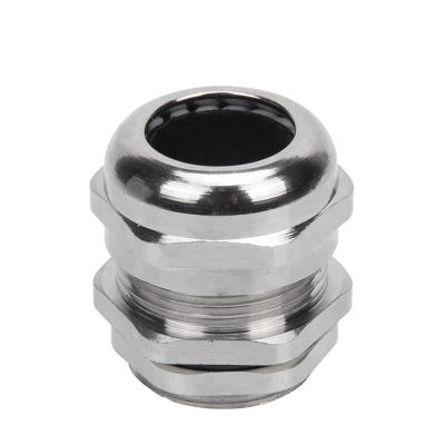 China Metric Thread Tightly M20 Waterproof Nickel Plated Brass Cable Gland Socket Part Seal for sale