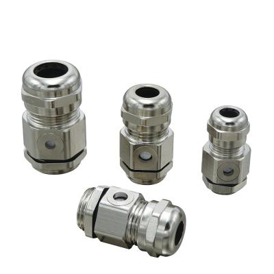 China M25*1.5 Ventilation Brass Waterproof Flexible Nickel Plated Cable Glands for sale