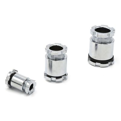 China For use all types of unarmoured cables chrome plated brass JIS Marine Cable Gland stuffing box for sale