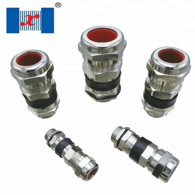 China Protect Cable Double Seal Armored Explosion Proof Cable Gland Size for sale