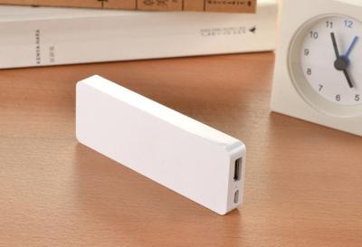 China Fashion White Slim Gift Power Bank 3000mah Small Pocket Charger for Smartphone iPad mp4 for sale