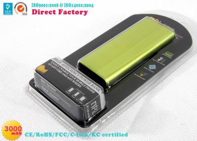 China iPhone , Samsung Li-Polymer Portable Power Bank for Mobile 3000 mah High Capacity for sale