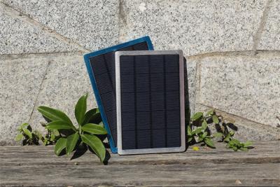 China Customized 5000mah Portable Solar Power Bank Charger For Mobile Phone , iPad , Camera for sale