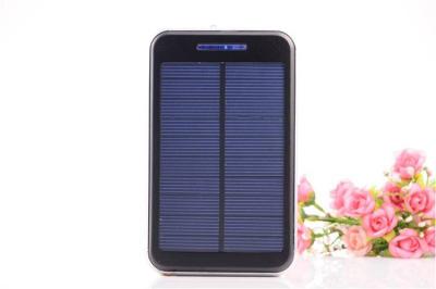 China 8000mAh Andriod Smart Phones Portable Solar Power Bank for Mobiles , Aluminium Alloy for sale