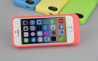 China Rechargeable Battery Cover iPhone Battery Case for iPhone 5 with Flip Cover Optional for sale