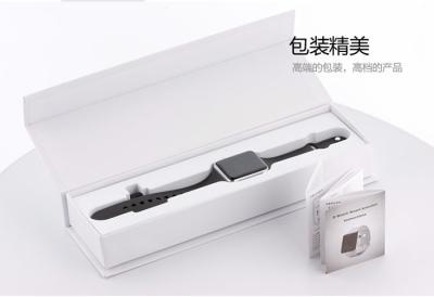 China Ultra Thin Apple Smart Wrist Watch with 1.54” LCD Screen and Lithium Polymer Battery 350mAh for sale