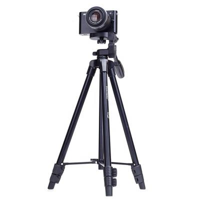 China YUNTENG 520 PORTABLE 49inch Tripod for Camera with Phone Clip, for Ring Light /Video/Selfies/Live Stream /Vlogging Recording for sale