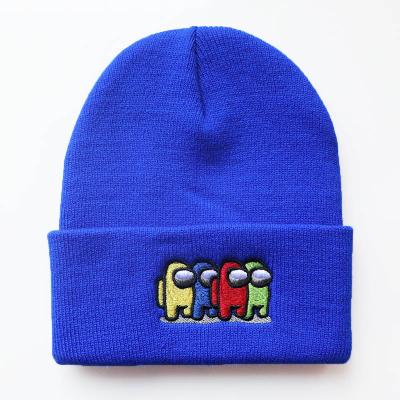 China 100% New COMMON Style Winter Beanies Slouch OEM Logo Knit Beanie With Your Custom Acrylic Embroidery Own Design for sale