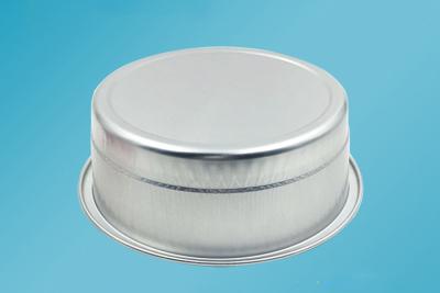 China 450ml round aluminum foil sealed box for sale