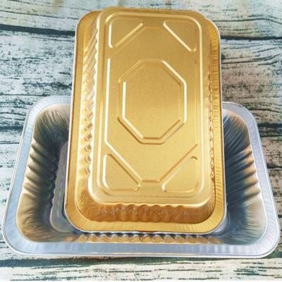 China 750ml rectangular aluminum foil sealed box for sale