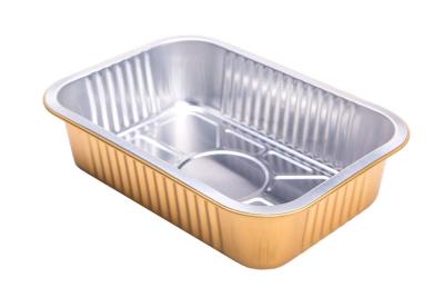 China 750ml rectangular aluminum foil sealed box for sale