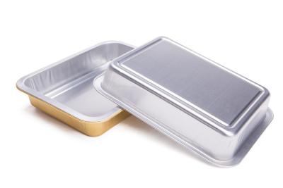 China 1000ml rectangular aluminum foil sealed box for sale