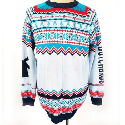 China OEM Anti Autumn Feature Christmas KNITTED SWEATER MEN Pullover Computer Sweater parride S for sale