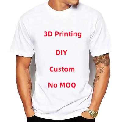 China Anti-wrinkle New Design Custom Digital Printing 3D T-shirt Summer Short Sleeve for sale