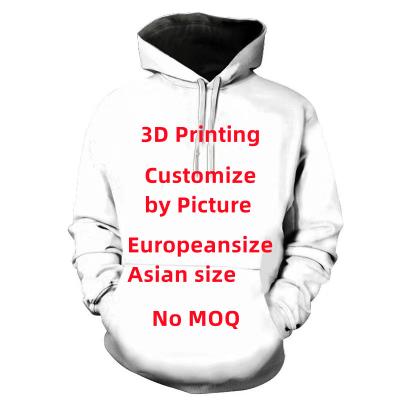 China Custom Casual Anti-wrinkle Hoodies 3D Printing Couples Clothing Hooded Sweater for sale