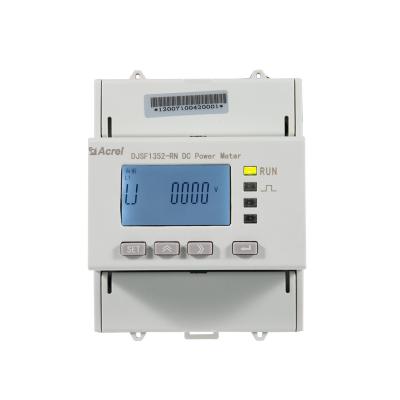 China Acrel RS485 DC KWH Meter for Stack Din Charging Rail Install Modbus-RTU Protocols Digital DC Meter DJSF1352-RN for sale